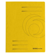 Schnellhefter 1090 A4 intensiv gelb 355g Karton kaufmännische Heftung / Amtsheftung bis 250 Blatt