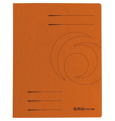 Schnellhefter Quality 10902922, A4, intensiv orange, Karton, 355g, Vorderdeckel opak