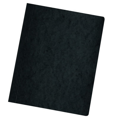 Schnellhefter Quality 10902930, A4, intensiv schwarz, Karton, 355g, Vorderdeckel opak