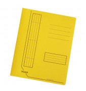 Schnellhefter Schnellhefter 11287513, A4, intensiv gelb, Karton, 240g, Vorderdeckel opak