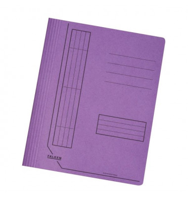Schnellhefter Schnellhefter 11287596, A4, intensiv violett, Karton, 240g, Vorderdeckel opak