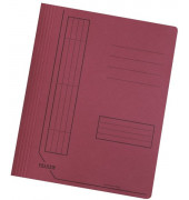 Schnellhefter Schnellhefter 11287539, A4, intensiv bordeaux, Karton, 240g, Vorderdeckel opak