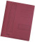 Schnellhefter Schnellhefter 11287539, A4, intensiv bordeaux, Karton, 240g, Vorderdeckel opak