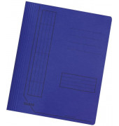 Schnellhefter Schnellhefter 11287554, A4, intensiv dunkelblau, Karton, 240g, Vorderdeckel opak