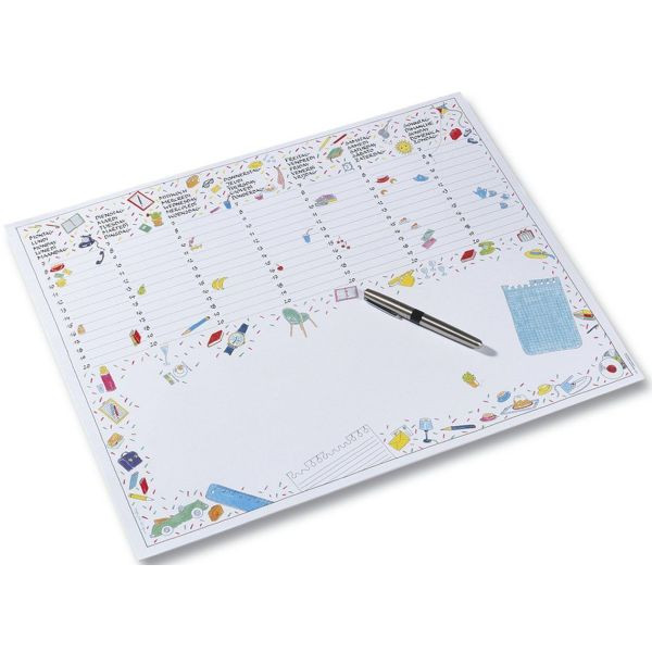 4001868099331 - Schreibunterlage Design 1 9933 weiß 56x44cm Papier 20 Blatt 4001868099331 Folia 4001868099331 - Schreibunterlage Design 1 9933 weiß 56x44cm Papier 20 Blatt 4001868099331 Folia