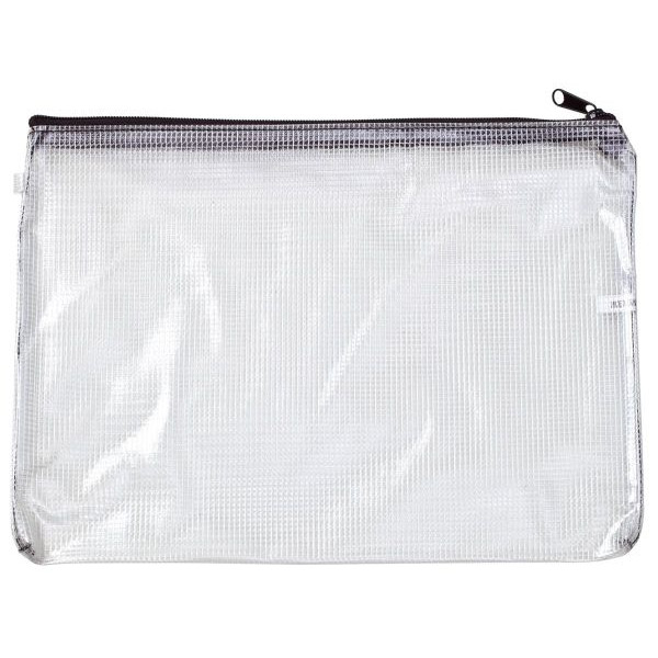 Clear mesh pouch a4 best sale