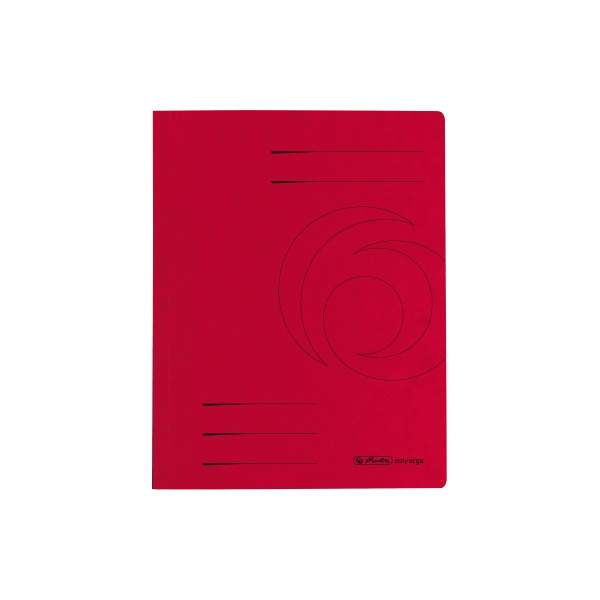 25 Stück Herlitz Schnellhefter Quality 10902898, A4, intensiv rot, Karton, 355g, Vorderdeckel intensiv rot 4008110340388 Herlitz