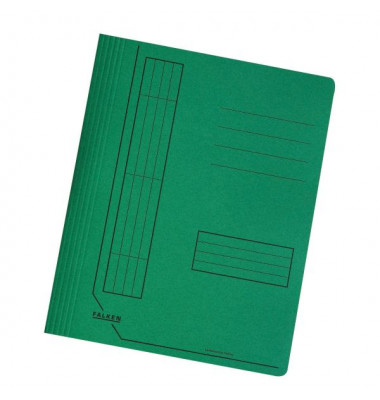 Schnellhefter Schnellhefter 11287588, A4, intensiv dunkelgrün, Karton, 240g, Vorderdeckel opak