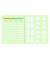 Rechenheft 060562068, kariert / Lineatur R8, Quart 19,5x24cm, 80g, grün, 20 Blatt / 40 Seiten