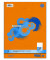 Collegeblock 040993027, Muster, Lineatur 27 / liniert mit Rand innen/außen, A4, 60g, orange, 80 Blatt