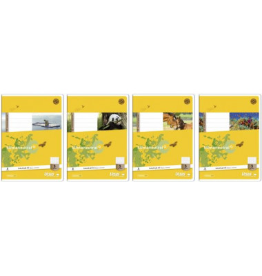 Schulheft Basic A5 Lineatur 5 kariert weiß 32 Blatt Schulheft Basic A5 Lineatur 5 kariert weiß 32 Blatt