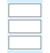 Schuletiketten neutral grauer Rand 82x36