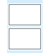 Schuletiketten neutral grauer Rand 82x55