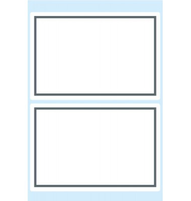 Schuletiketten neutral grauer Rand 82x55 Schuletiketten neutral grauer Rand 82x55