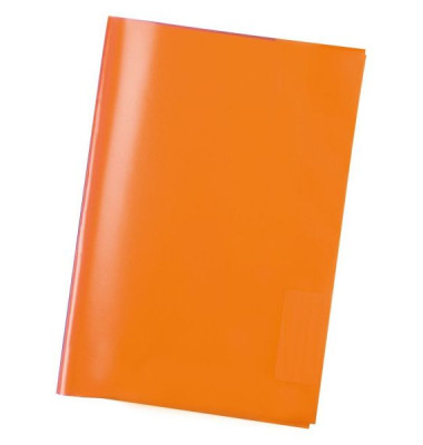 Heftschoner 7484 A5 Folie transparent orange