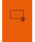 Heftschoner UWF 5534 orange 21,9x29,9cm (BxH)