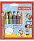Buntstifte-Set STABILO woody 3 in 1, 8806-2, 6-farbig sortiert, rund, jumbo, Packung