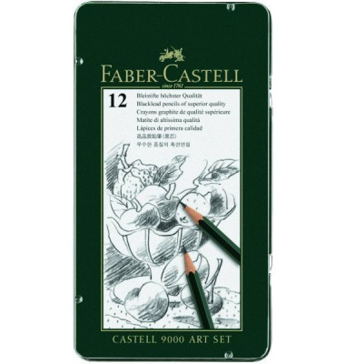 Bleistifte Castell 9000 8B-2H