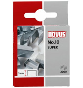 Heftklammern SUPER No. 10, 040-0179, Stahldraht verzinkt, Heftleistung 10 Blatt max.