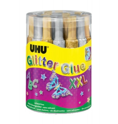 Glitterkleber 39021 YOUNG CREATIV, 24x 20ml, permanent