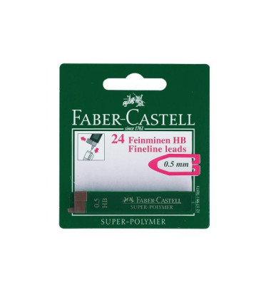 Feinminen SuperPoly. HB 0.5mm 2x12St Feinminen SuperPoly. HB 0.5mm 2x12St