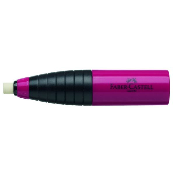 12 Stück Faber-Castell Radierer mit Spitzer rot blau 6933256611703 Faber-Castell