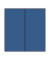 Blanko-Grußkarten 1103069090 DIN lang hoch doppelt 210mm x 100mm (BxH) 220g planliegend blau Papier