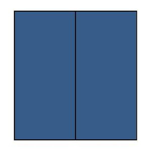 10 Stück Rössler Blanko-Grußkarten 1103069090 DIN lang hoch doppelt 210mm x 10cm (BxH) 220g planliegend blau Papier 4014969350089 Rössler 5 Stück