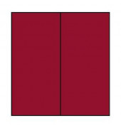 Blanko-Grußkarten 1103069072 DIN lang hoch doppelt 210mm x 100mm (BxH) 220g planliegend rot Papier