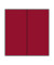 Blanko-Grußkarten 1103069072 DIN lang hoch doppelt 210mm x 100mm (BxH) 220g planliegend rot Papier