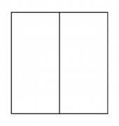 Blanko-Grußkarten 1103069009 DIN lang hoch doppelt 210mm x 100mm (BxH) 220g planliegend weiß Papier