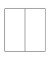 Blanko-Grußkarten 1103069009 DIN lang hoch doppelt 210mm x 100mm (BxH) 220g planliegend weiß Papier