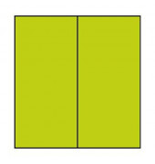 Blanko-Grußkarten 1103069022 DIN lang hoch doppelt 210mm x 100mm (BxH) 220g planliegend grün Papier