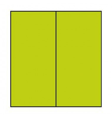 Blanko-Grußkarten 1103069022 DIN lang hoch doppelt 210mm x 100mm (BxH) 220g planliegend grün Papier
