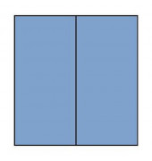 Blanko-Grußkarten 1103069035 DIN lang hoch doppelt 210mm x 100mm (BxH) 220g planliegend blau Papier