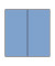 Blanko-Grußkarten 1103069035 DIN lang hoch doppelt 210mm x 100mm (BxH) 220g planliegend blau Papier