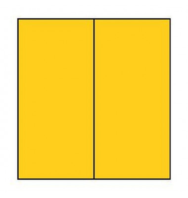 Blanko-Grußkarten 1103069043 DIN lang hoch doppelt 210mm x 100mm (BxH) 220g planliegend ocker Papier