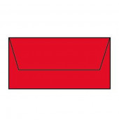Designbriefumschlag Paperado 1103002126, Din Lang, nassklebend, 100g, tomate