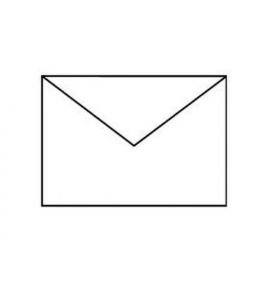 Designbriefumschlag Paperado 1103005009, C6, nassklebend, 100g, weiß