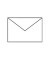 Designbriefumschlag Paperado 1103005009, C6, nassklebend, 100g, weiß