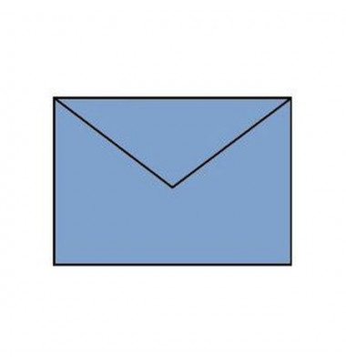Designbriefumschlag Paperado 1103005035, C6, nassklebend, 100g, dunkelblau