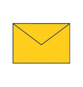 Designbriefumschlag Paperado 1103005043, C6, nassklebend, 100g, ocker