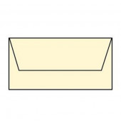 Designbriefumschlag Paperado 1103002008, Din Lang, nassklebend, 100g, chamois