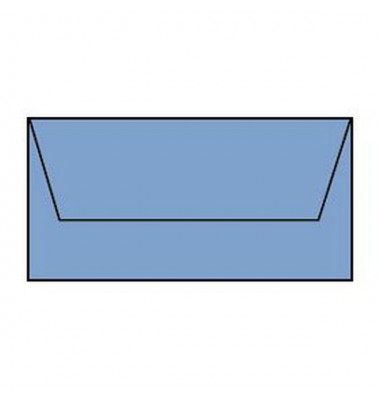 Designbriefumschlag Paperado 1103002035, Din Lang, nassklebend, 100g, dunkelblau