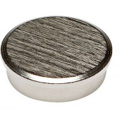Haftmagnet HM25CR, Rund, 25mm &Oslash;, silber, 13000g