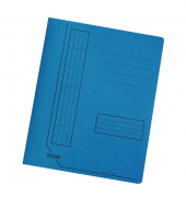 Schnellhefter Schnellhefter 11287547, A4, intensiv blau, Karton, 240g, Vorderdeckel opak