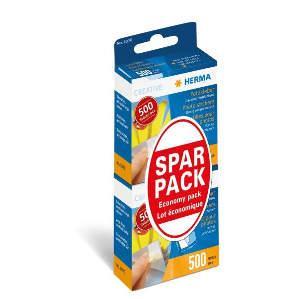 4008705010757 - 1075 Archivierung -Foto- Fotokleber Doppelpack 2x500 Stück Sparpack        1075 1075 4008705010757