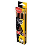 Bleistift BLACK'PEPS Classic, M850024, Härte B, 2,2mm, schwarz/orange