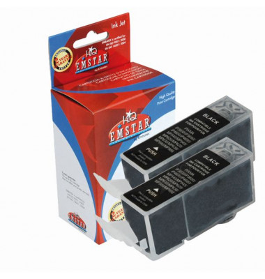 Druckerpatrone C93 (kompatibel zu Canon PGI-520BK), schwarz, ca. 325 Seiten