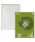 Collegeblock 608575020 Green, Baum, Lineatur 28 / kariert mit Rand innen/außen, A4, 70g, grün, 80 Blatt